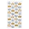 12 Packs: 32 ct. (384 total) Silver & Gold Crown Gemstone Stickers by Recollections™